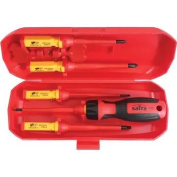 Izolované šroubováky a skříňové klíče, 1000 V, sada 7 ks - SATRA