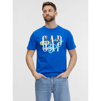 Pánské tričko GAP Pánské Tričko s potiskem 586333-04 Velikost: XS Tričko zdarma při nákupu nad 3000,-!