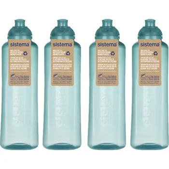 Láhev Sistema Sada 4ks lahví Ocean Bound Swift Twist n Sip 480 ml, mátová