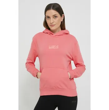 Dámská mikina Mikina Fila dámská, oranžová barva, s aplikací FAW0253 32X, vel. S
