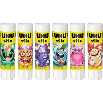 Kancelářské lepidlo UHU stic Monsters 21 g - lepicí tyčinka s motivy