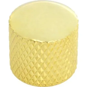 Kytara 2 ks Kovové knoflíky 6 mm pro ovládání hlasitosti Kopulovitý tvar Náhradní ovladače pro elektrickou kytaru a baskytaru Lesklý povrch zlatá