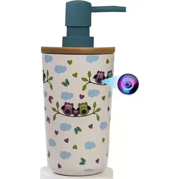 IP kamera Špionážní Full HD WiFi kamera v dávkovači mýdla - Owl2