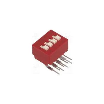 Síťový prvek Přepínač DIP-SWITCH Počet sekcí 4 OFF-ON 0,025A/25VDC pol 2