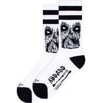 Dámské ponožky PONOŽKY AMERICAN SOCKS Church of Doom - bílá + při osobním odběru 332 Kč