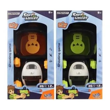 Dětská zbraň Pistole s dino terčem spo čítadlem na baterie