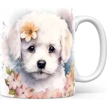 Hrnek s roztomilým štěňátkem – roztomilým motivem