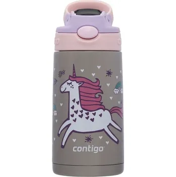 Láhev Contigo Dětská Termolahev Easy Clean 380 ml, Strawberry Unicorn