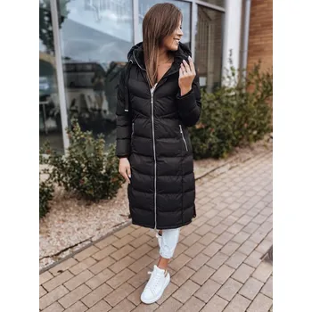 Dámský kabát Dámský zimní kabát DSTREET MENSI ČERNÁ XL