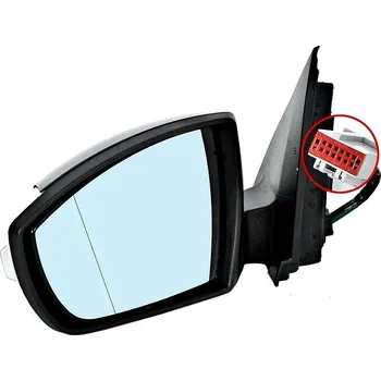 Autodíl ACI zrcátko pro FORD S-MAX 06- s blikačem el. sklopné se světlem pro nástup a pamětí pro la