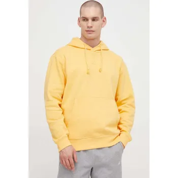 Pánská mikina Mikina adidas pánská, žlutá barva, s kapucí, hladká, IX3956 11X, vel. L