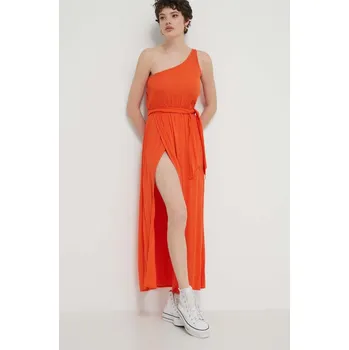 Dámské šaty Šaty Billabong oranžová barva, maxi, EBJWD00143 32X, vel. S