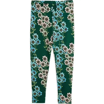 Dívčí legíny Dětské legíny Mini Rodini Daisys hnědá barva, vzorované, 2473011775 89X, vel. 56-62