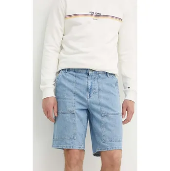 Dámské kraťasy Džínové šortky Pepe Jeans RELAXED SHORT UTILITY PM801109 modrá 55J, vel. 34