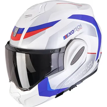 Motodoplněk SCORPION přilba EXO-TECH EVO PRO Acuti white/blue/red - L