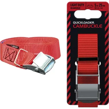 Upínací popruh QUICKLOADER® Cambuckle 500 kg • 5 m x 25 mm