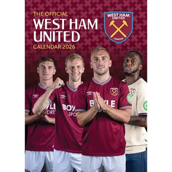 Kalendář Fan-shop Kalendář WEST HAM UNITED 2026