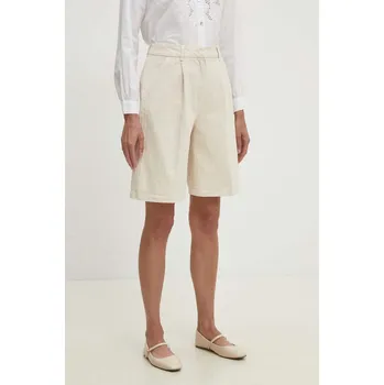 Bavlněné šortky Answear.LAB 6990.TWK béžová 80X, vel. L