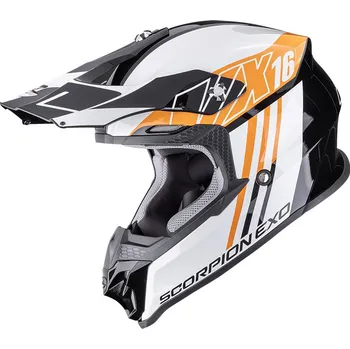 Motodoplněk SCORPION přilba VX-16 EVO AIR Lignes black/orange - S