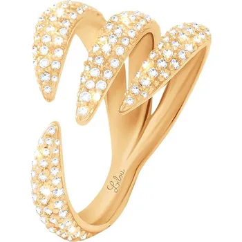 Prsten Pozlacený prsten Lilou Forza 210/PIE/KAM/PO 210/L/PIE/KAM/PO zlatá GLD, vel. L