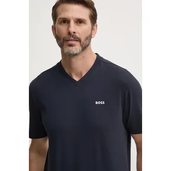 Tričko Boss Green Tee V 50506347 námořnická modř 59X, vel. M