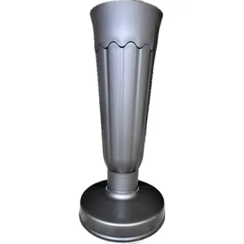 Váza Madona hřbitovní váza plast se zátěží 32 cm – grafit