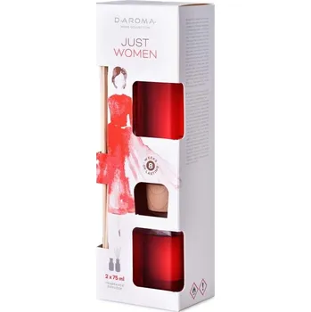 Aroma difuzér Diffuser D-Aroma Just Women vonná stébla 2x75ml