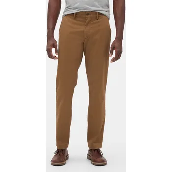 Pánské Kalhoty essential khaki straight fit GapFlex GAP 500359-03 Velikost: 29X32 Tričko zdarma při nákupu nad 3000,-!
