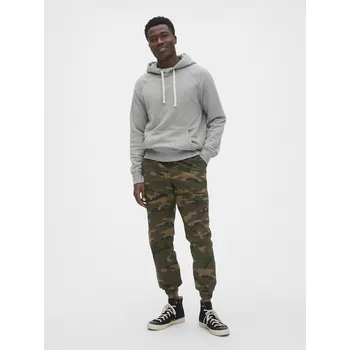 Pánské kalhoty Pánské Kalhoty slim canvas joggers GapFlex GAP 496157-00 Velikost: M Tričko zdarma při nákupu nad 3000,-!