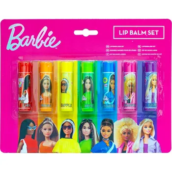 Dětská domácnost M.T. Barbie - sada balzámů na rty 7ks