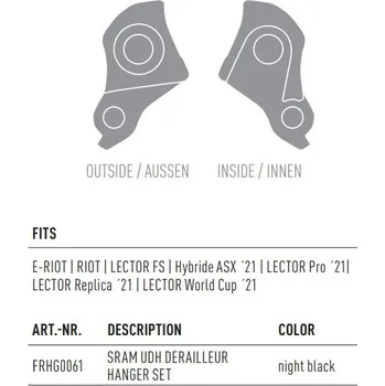 rám kola Patka rámu GHOST Sram UDH - GHOST