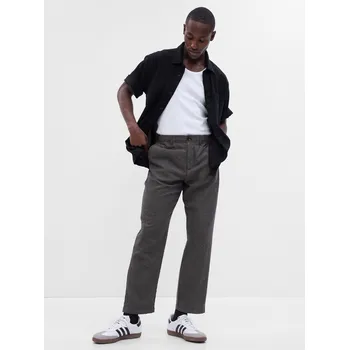 Pánské kalhoty Pánské Lněné kalhoty relaxed taper GAP 664733-02 Velikost: XS Tričko zdarma při nákupu nad 3000,-!