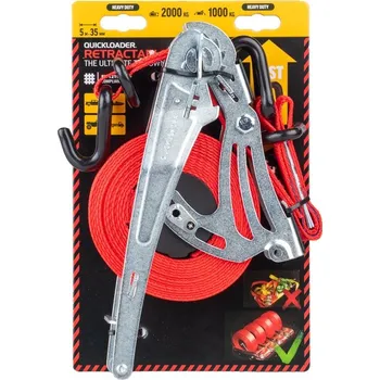 Upínací popruh QUICKLOADER® Retractable 2000 kg • 5 m x 35 mm