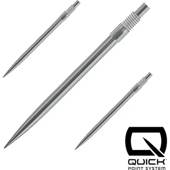 Šipka Náhradní hroty Harrows Quick Point stříbrné, 35mm - 3ks