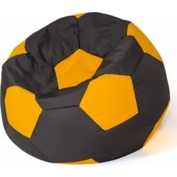 Dámské sako Sako bag pouffe Koule černo-žlutá L 80 cm