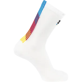 Ponožky Salomon PULSE RACE FLAG CREW lc2625-300 Velikost L