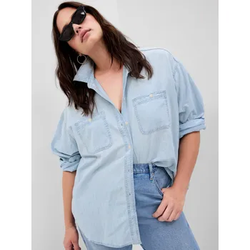 Dámská košile GAP Dámská Chambray oversize košile Big Shirt 797179-00 Velikost: M Tričko zdarma při nákupu nad 3000,-!