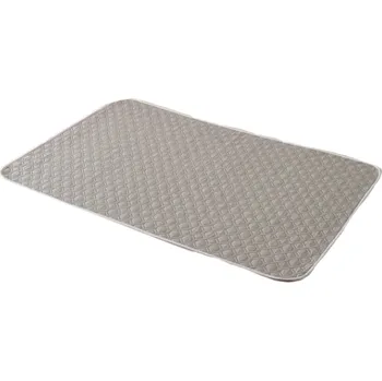 Pelíšek pro psa Opakovaně použitelná inkontinenční podložka pro psy 35 x 45 cm 4vrstvá savá podložka s voděodolnou TPU membránou a protiskluzovou spodní částí šedá