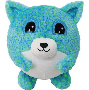 plyšák Nafukovací plyšový kamarád - Medvídek modrý 23 cm