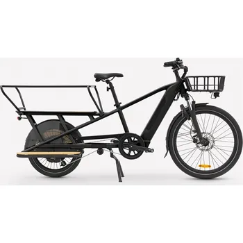 BTWIN Cargo elektrokolo Longtail se zadním nosičem R500E ČERNÁ 2025