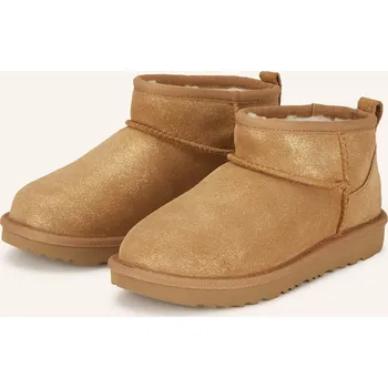 Dámské tenisky Ugg Dětské Boty Classic Ultra Mini Dazzle, velbloudí, 35