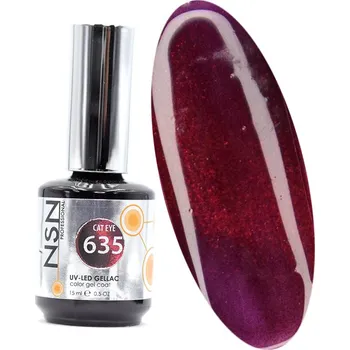 Lak na nehty NSN Professional UV/LED Gellac - 635