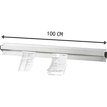 Gastrokitchen Lišta na bony – 100 cm Gastrokitchen GK-BON100 Šířka 6 cm Hloubka 100 cm
