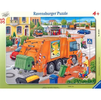 Dětské zboží Ravensburger puzzle Odvoz odpadu 35 dílků