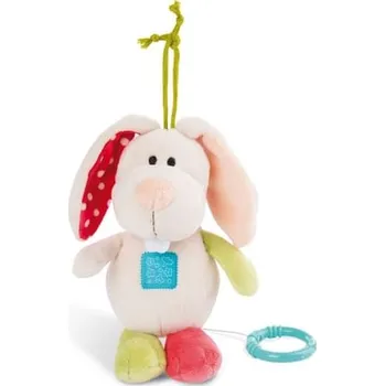 Kolotoč nad postýlku NICI MFN plyš Králíček na zavěšení s hracím strojkem, 18cm