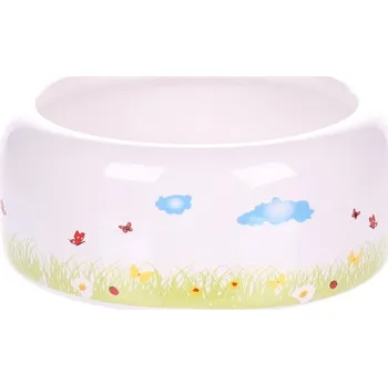 miska pro malé zvíře Flamingo Keramická dekorativní miska pro hlodavce 11,5cm 250ml