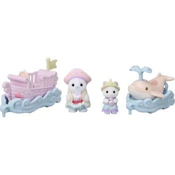 Sylvanian Families - Mořská vozítka a baby figurky v zábavném parku