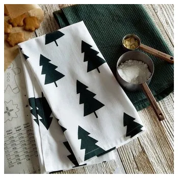 Utěrka Sada vánočních kuchyňských utěrek | ETTRIN | motiv smrčky | 2*45x65 cm | 871042 Homla