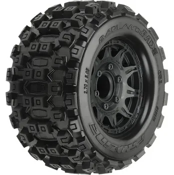 RC náhradní díl Pro-Line Pro-Line kolo 2.8", pneu Badlands MX28, disk Raid H12 černý (2)