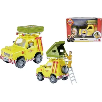 Figurka Požárník Sam auto Mountain 4x4 s figurkou 16 cm